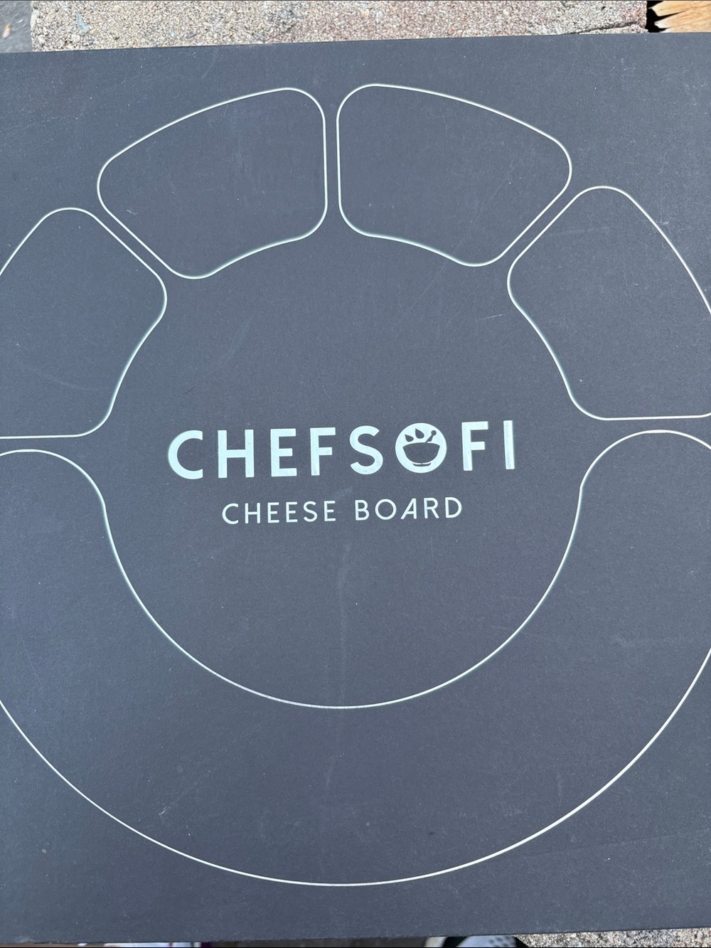 ChefSofi Cheese Board With Ceramic Bowls